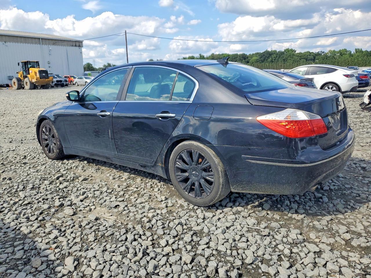 2009 Hyundai Genesis 3.8l Black vin: KMHGC46E99U020118