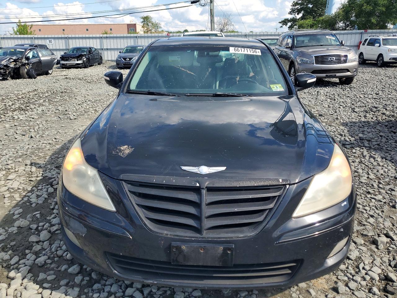 2009 Hyundai Genesis 3.8l Black vin: KMHGC46E99U020118