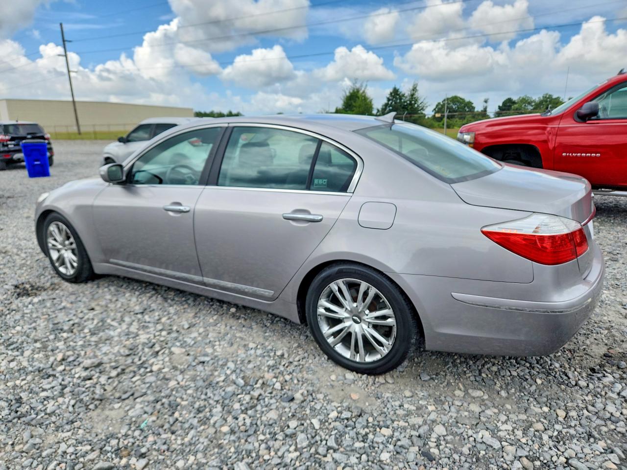 2009 Hyundai Genesis 4.6l Gray vin: KMHGC46F19U034457