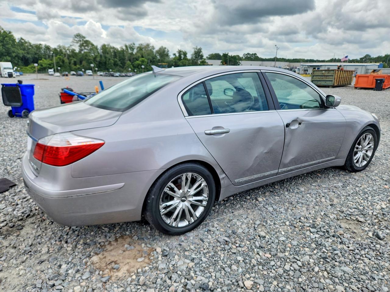 2009 Hyundai Genesis 4.6l Gray vin: KMHGC46F19U034457