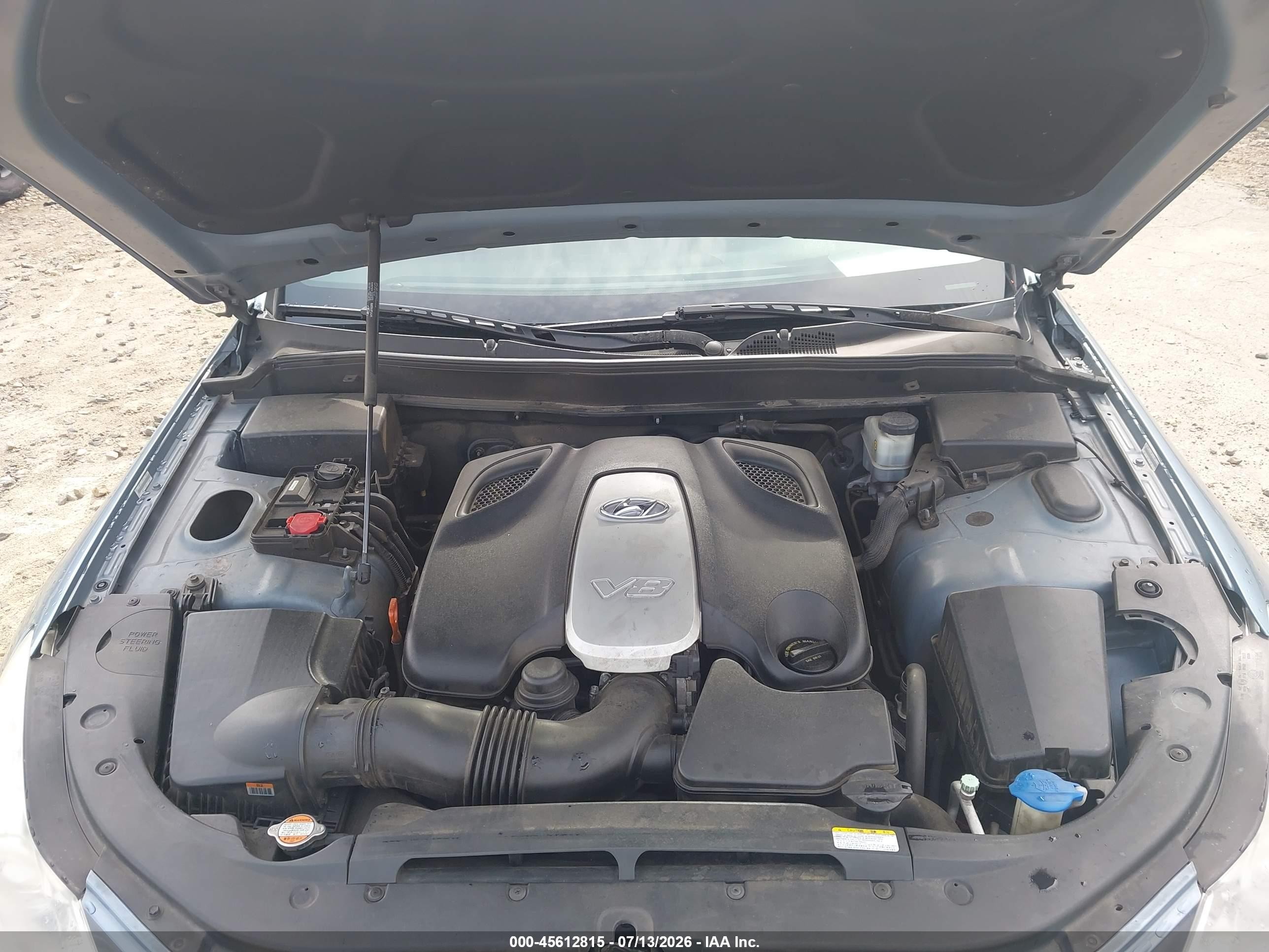 2009 Hyundai Genesis 4.6 Light Blue vin: KMHGC46F59U058521