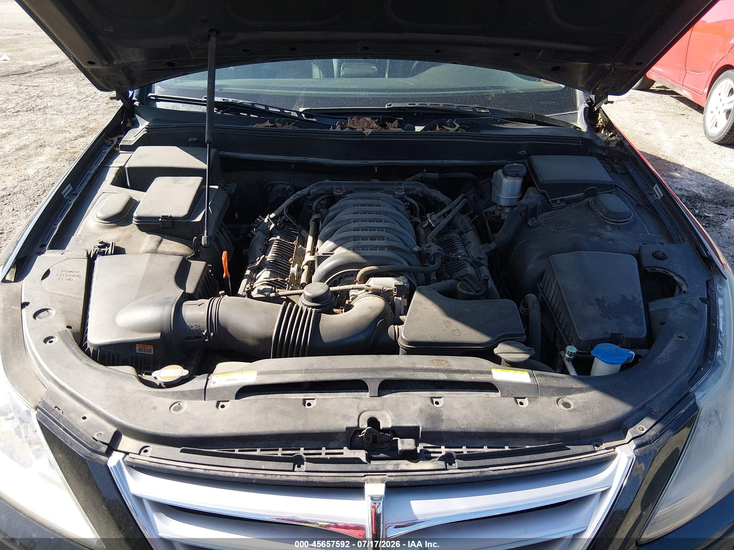 2009 Hyundai Genesis 4.6 Черный vin: KMHGC46F69U041579