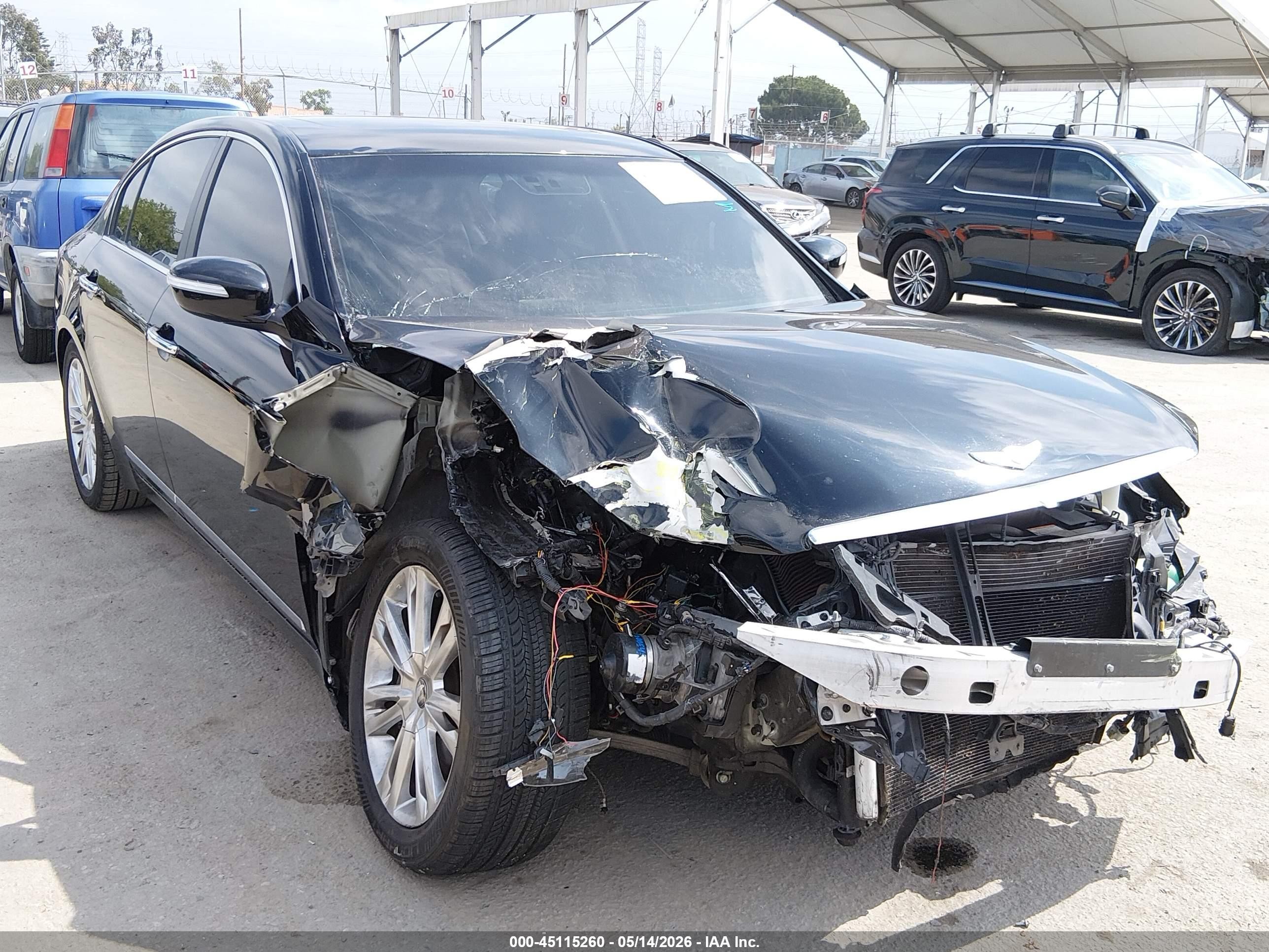 2009 Hyundai Genesis 4.6 Черный vin: KMHGC46F79U059430