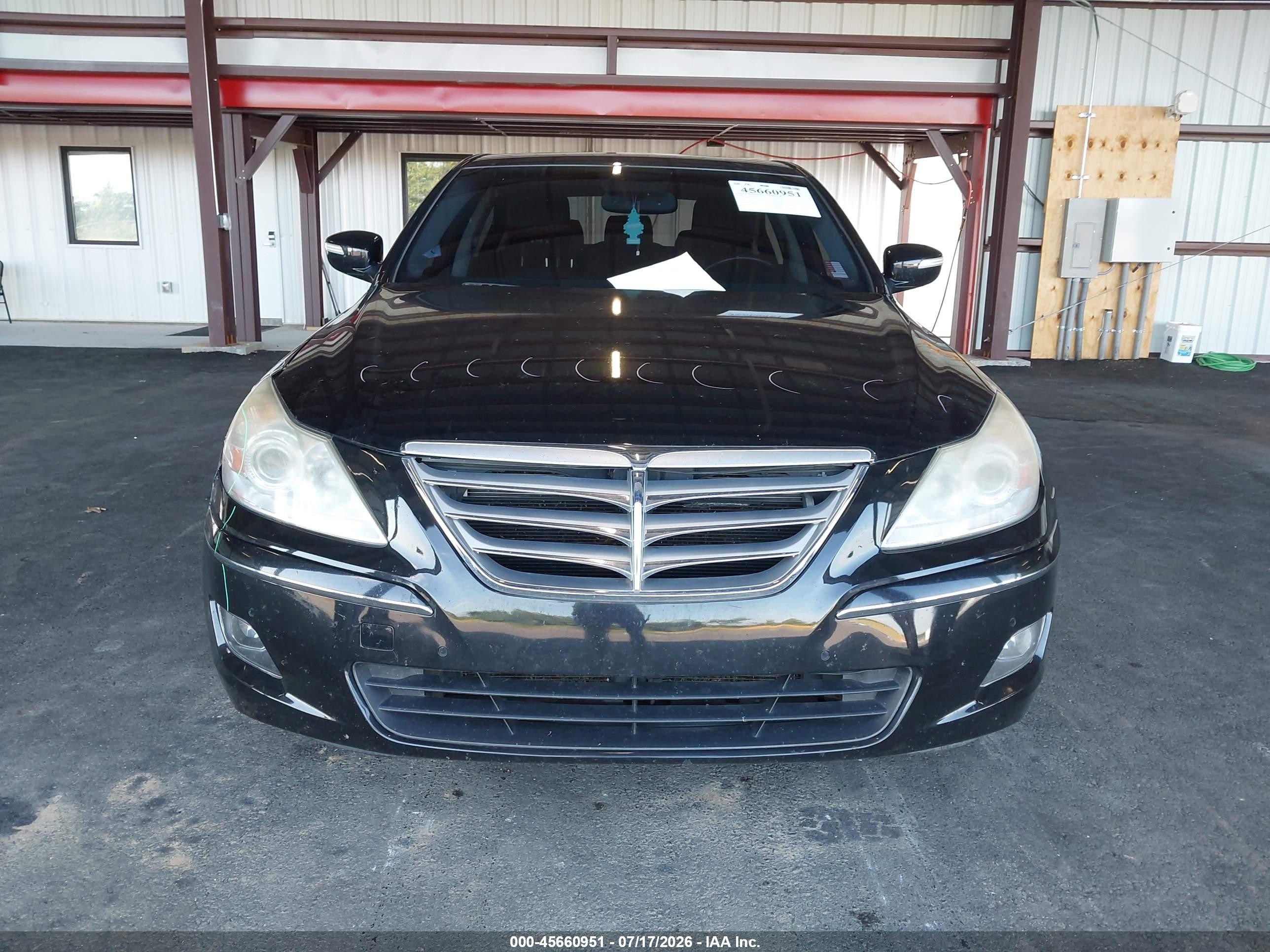 2009 Hyundai Genesis 4.6 Black vin: KMHGC46FX9U055131