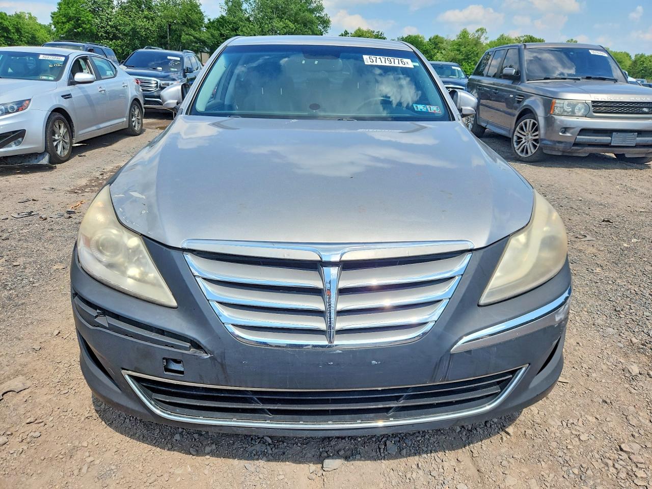 2012 Hyundai Genesis 3.8l Gray vin: KMHGC4DD0CU176534