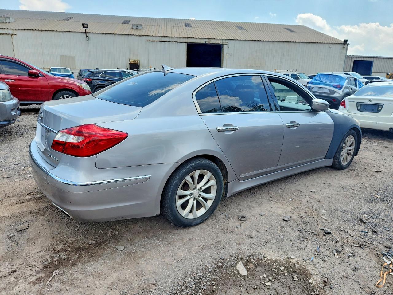 2012 Hyundai Genesis 3.8l Gray vin: KMHGC4DD0CU176534