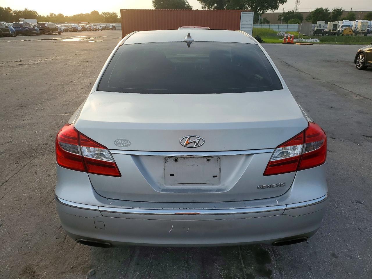 2012 Hyundai Genesis 3.8l Silver vin: KMHGC4DD0CU189946