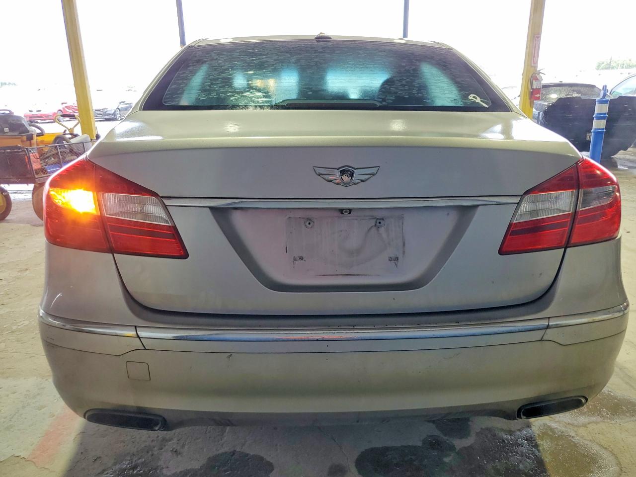 2012 Hyundai Genesis 3.8l Silver vin: KMHGC4DD0CU200864
