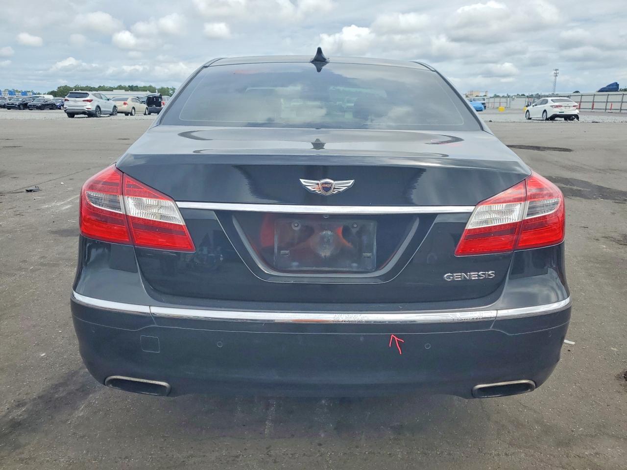2012 Hyundai Genesis 3.8l Black vin: KMHGC4DD0CU211069