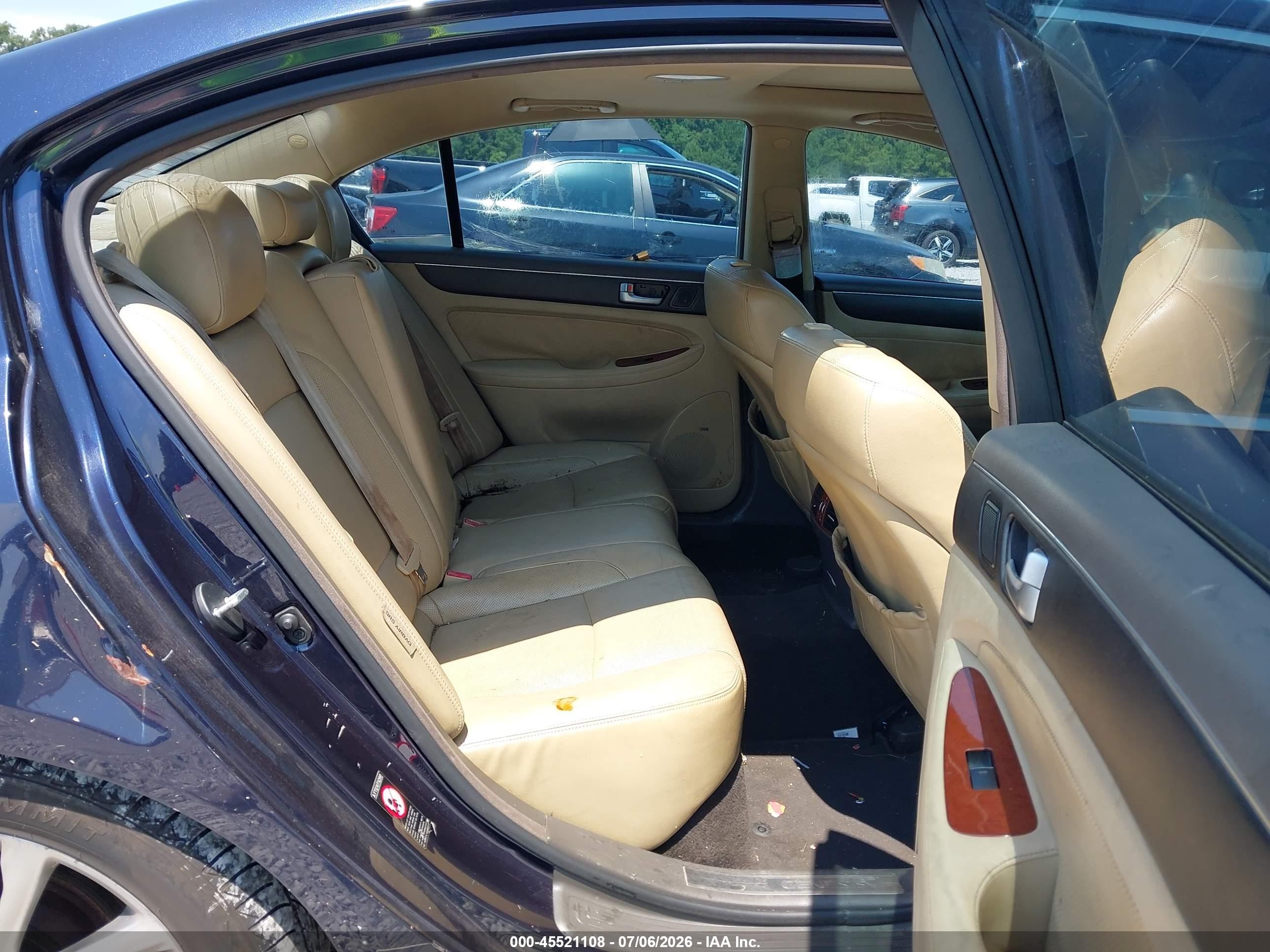 2013 Hyundai Genesis 3.8 Синий vin: KMHGC4DD0DU223062