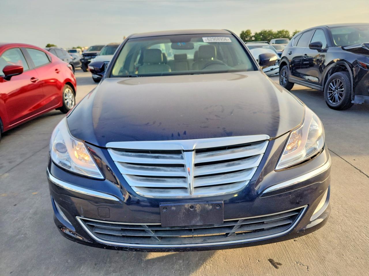 2013 Hyundai Genesis 3.8l Blue vin: KMHGC4DD0DU223370