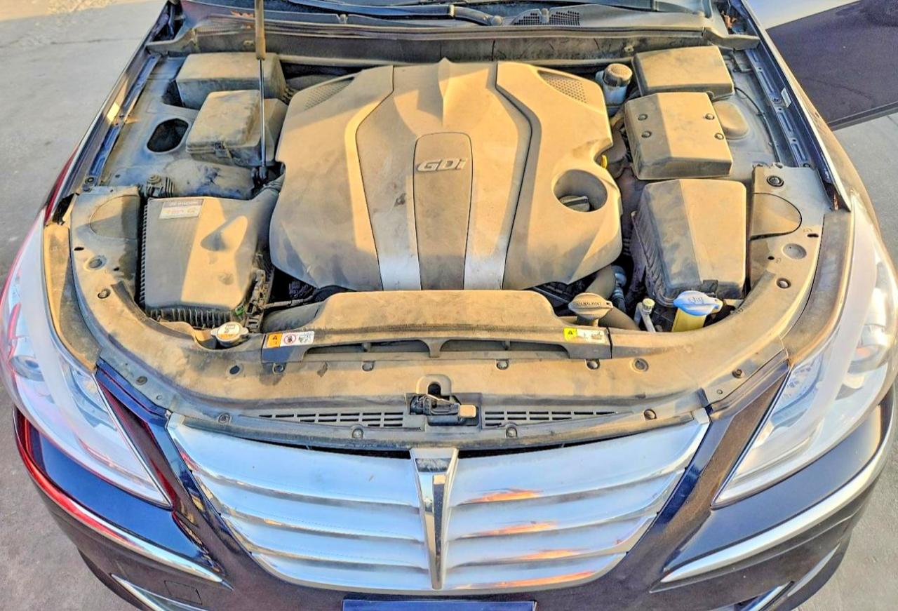 2013 Hyundai Genesis 3.8l Blue vin: KMHGC4DD0DU223370