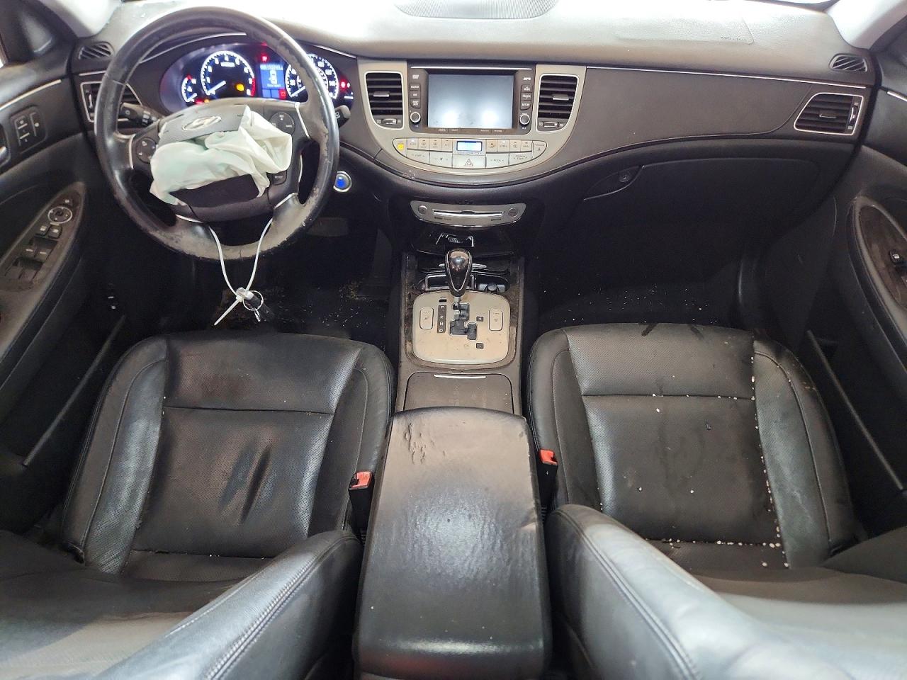 2012 Hyundai Genesis 3.8l Black vin: KMHGC4DD1CU154199