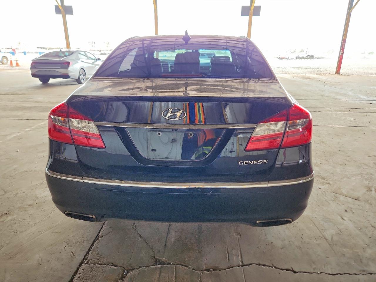 2012 Hyundai Genesis 3.8l Black vin: KMHGC4DD1CU154199