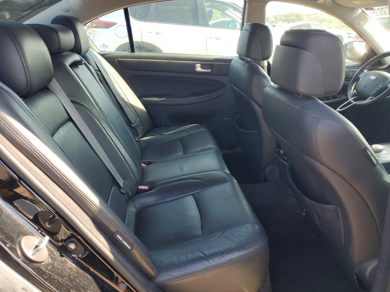 2012 Hyundai Genesis 3.8l Black vin: KMHGC4DD1CU167793