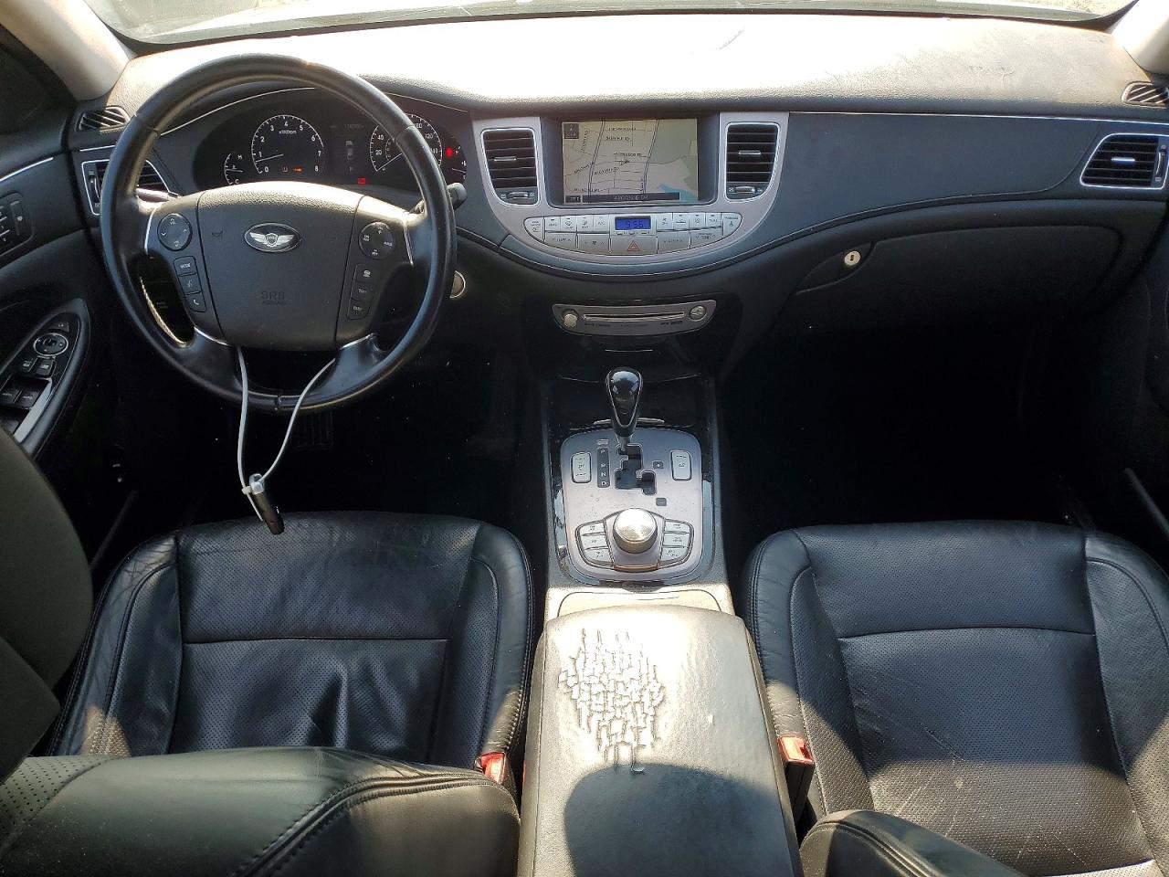 2012 Hyundai Genesis 3.8l Black vin: KMHGC4DD1CU167793
