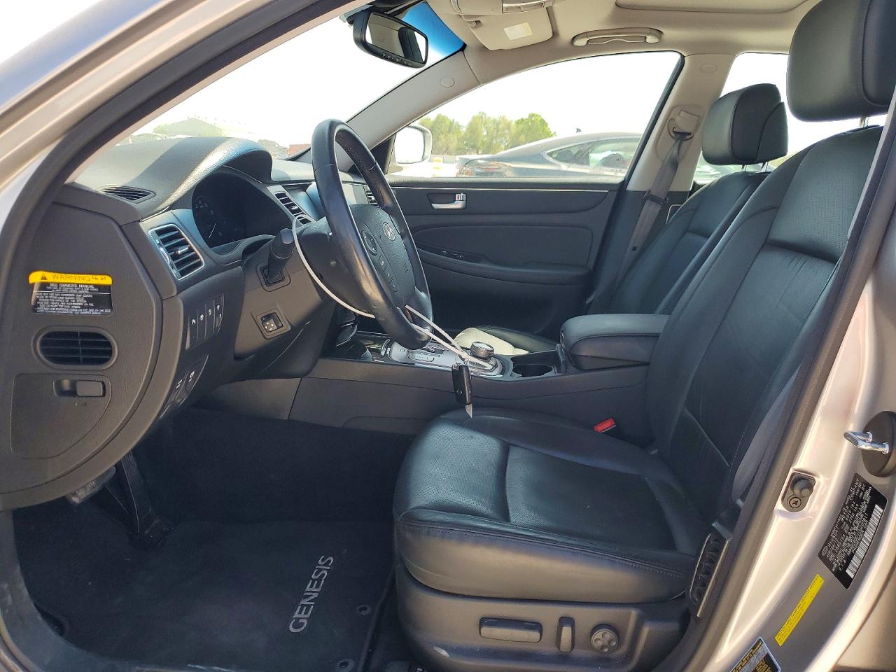 2012 Hyundai Genesis 3.8l V6 Silver vin: KMHGC4DD1CU200811