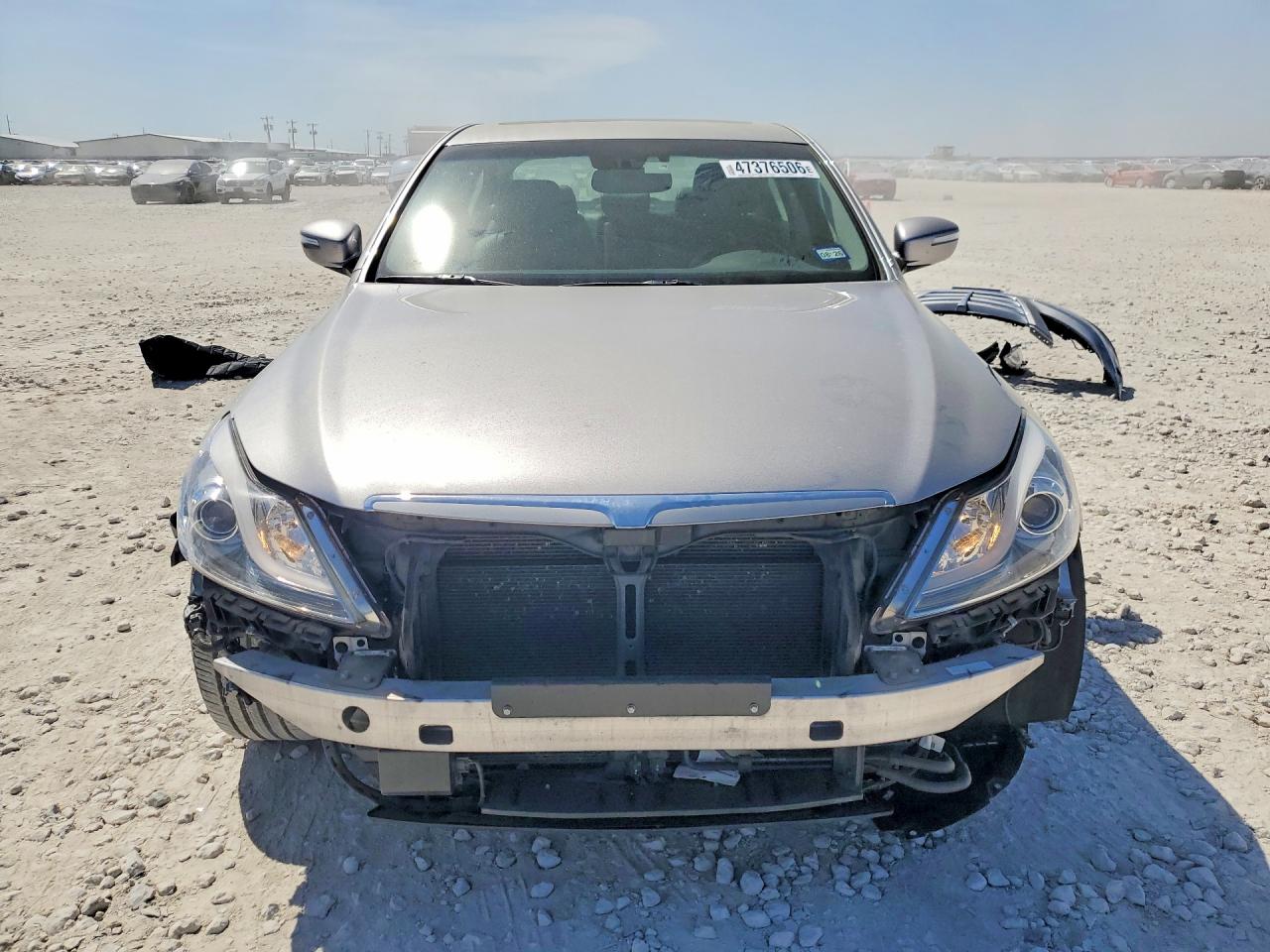 2012 Hyundai Genesis 3.8l V6 Silver vin: KMHGC4DD1CU200811