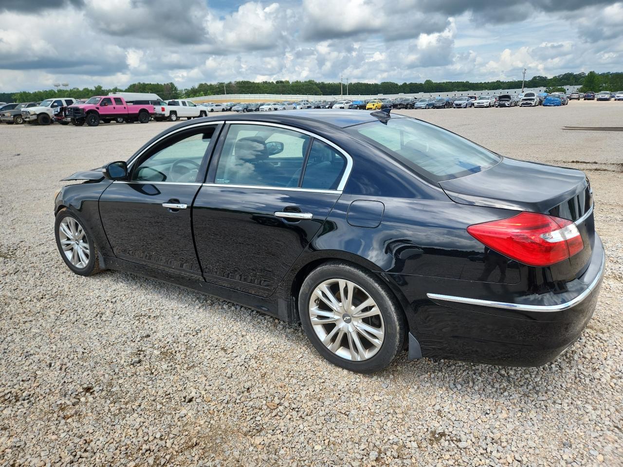 2013 Hyundai Genesis 3.8l Black vin: KMHGC4DD1DU223099
