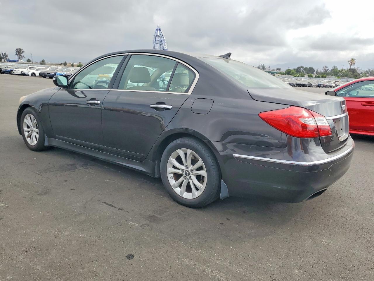 2013 Hyundai Genesis 3.8l Black vin: KMHGC4DD1DU246169