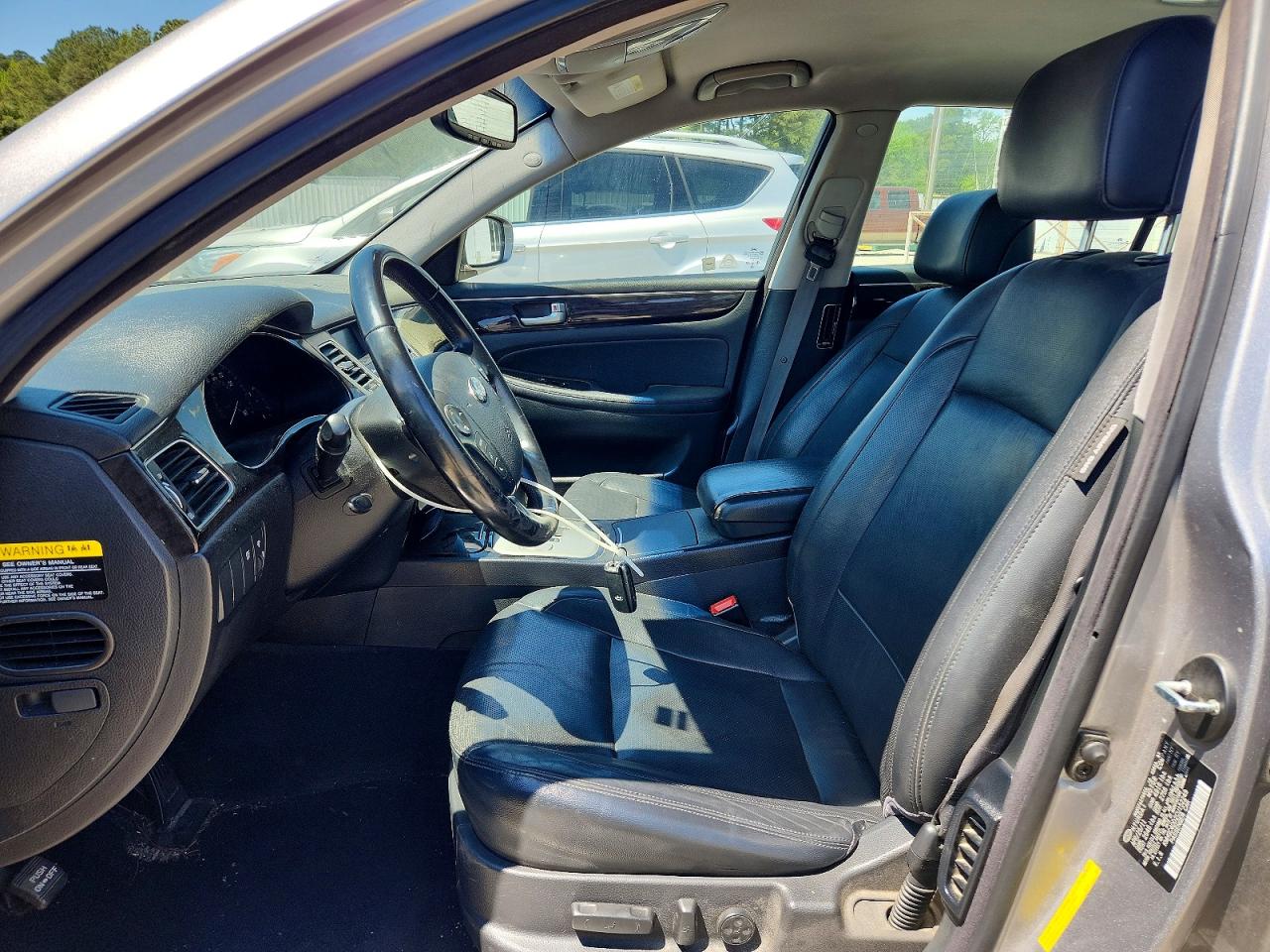 2012 Hyundai Genesis 3.8l Silver vin: KMHGC4DD2CU152249