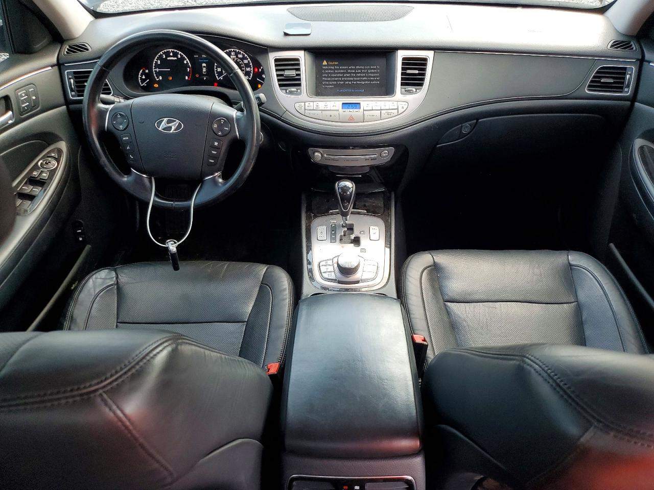 2012 Hyundai Genesis 3.8l Black vin: KMHGC4DD2CU184084