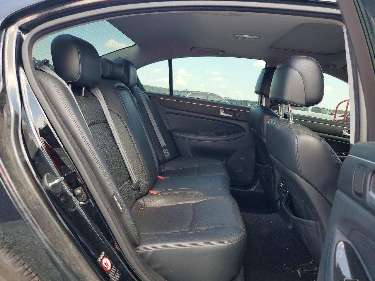 2012 Hyundai Genesis 3.8l Black vin: KMHGC4DD2CU184084