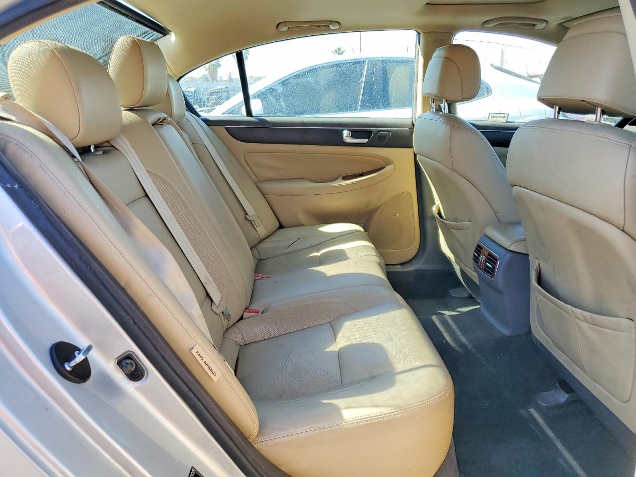 2012 Hyundai Genesis 3.8l Silver vin: KMHGC4DD2CU191018