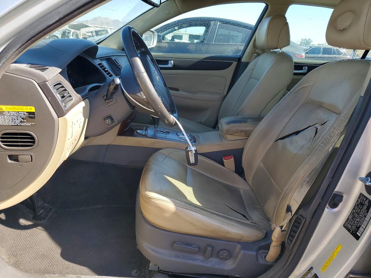 2012 Hyundai Genesis 3.8l Silver vin: KMHGC4DD2CU191018