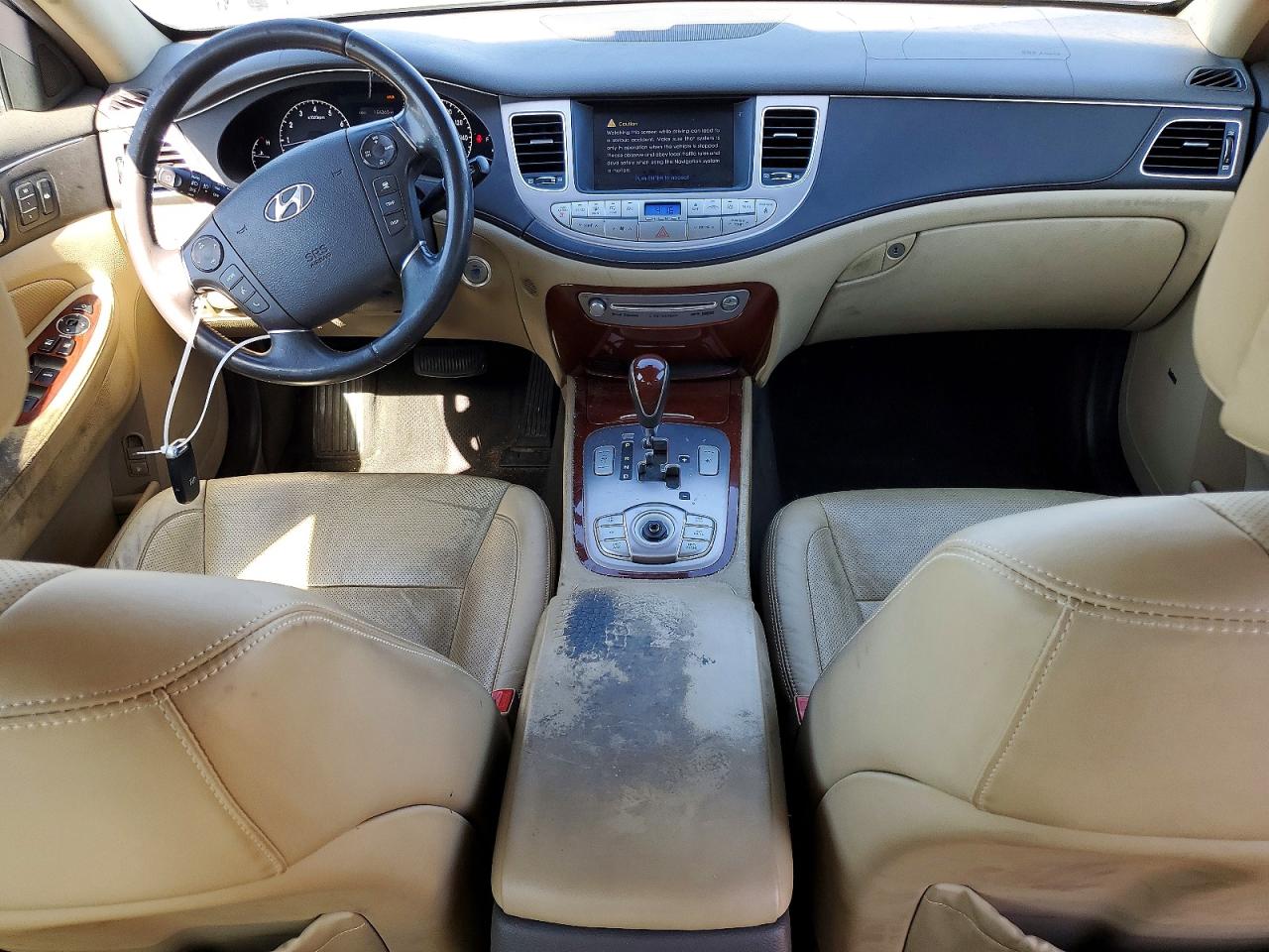 2012 Hyundai Genesis 3.8l Silver vin: KMHGC4DD2CU191018
