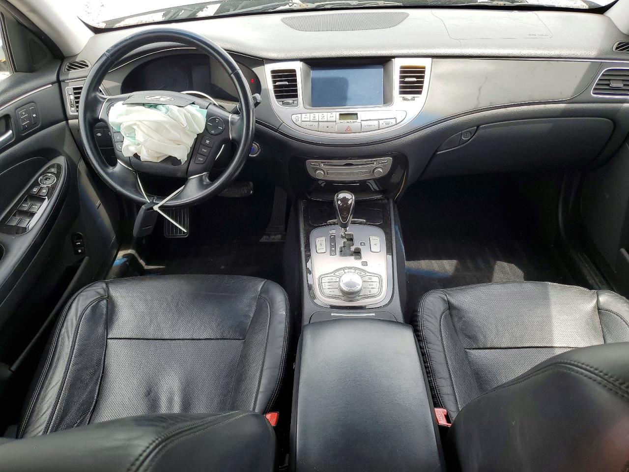 2013 Hyundai Genesis 3.8l Silver vin: KMHGC4DD2DU224746