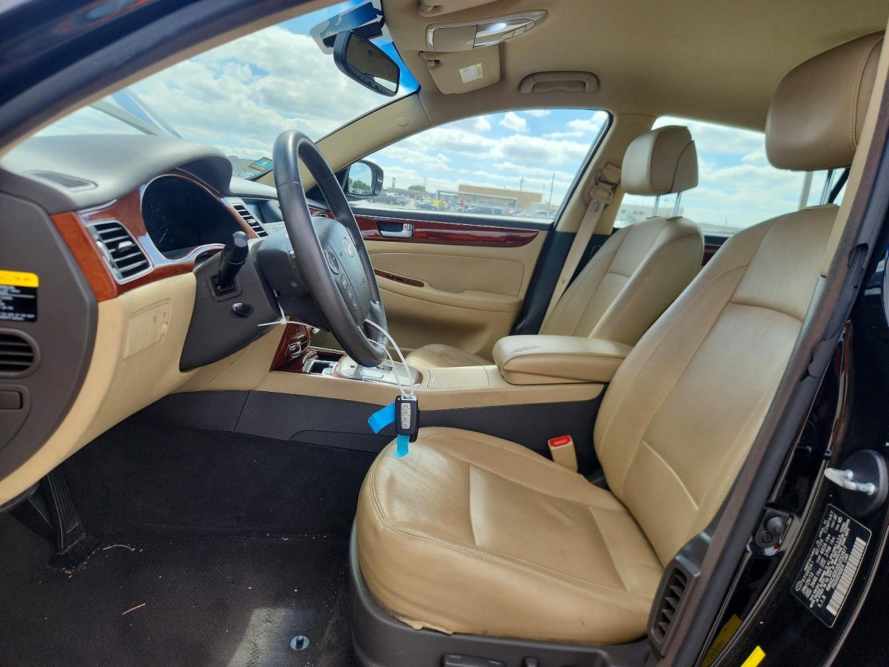 2013 Hyundai Genesis 3.8l Black vin: KMHGC4DD2DU232877