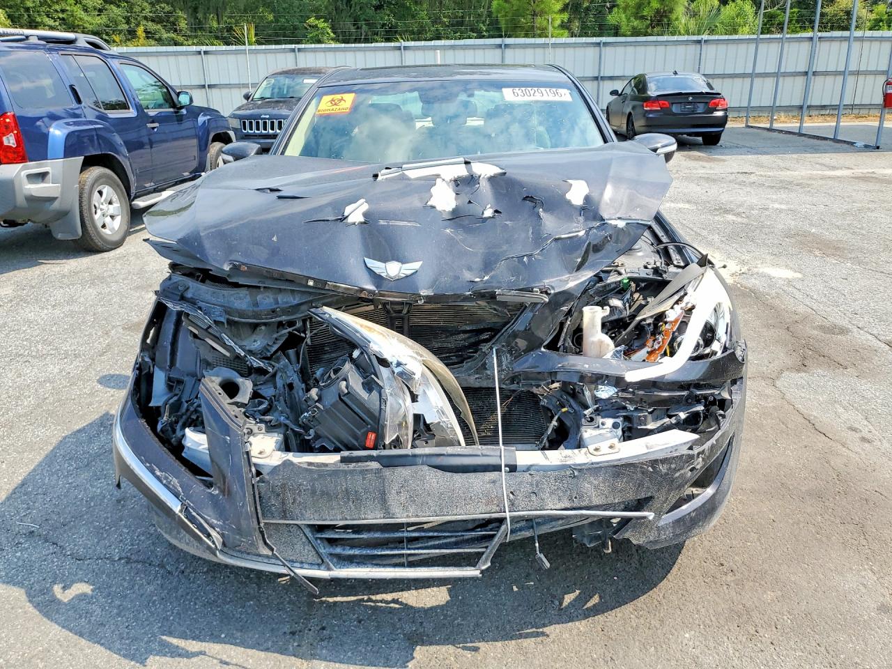 2013 Hyundai Genesis 3.8l Black vin: KMHGC4DD2DU246200