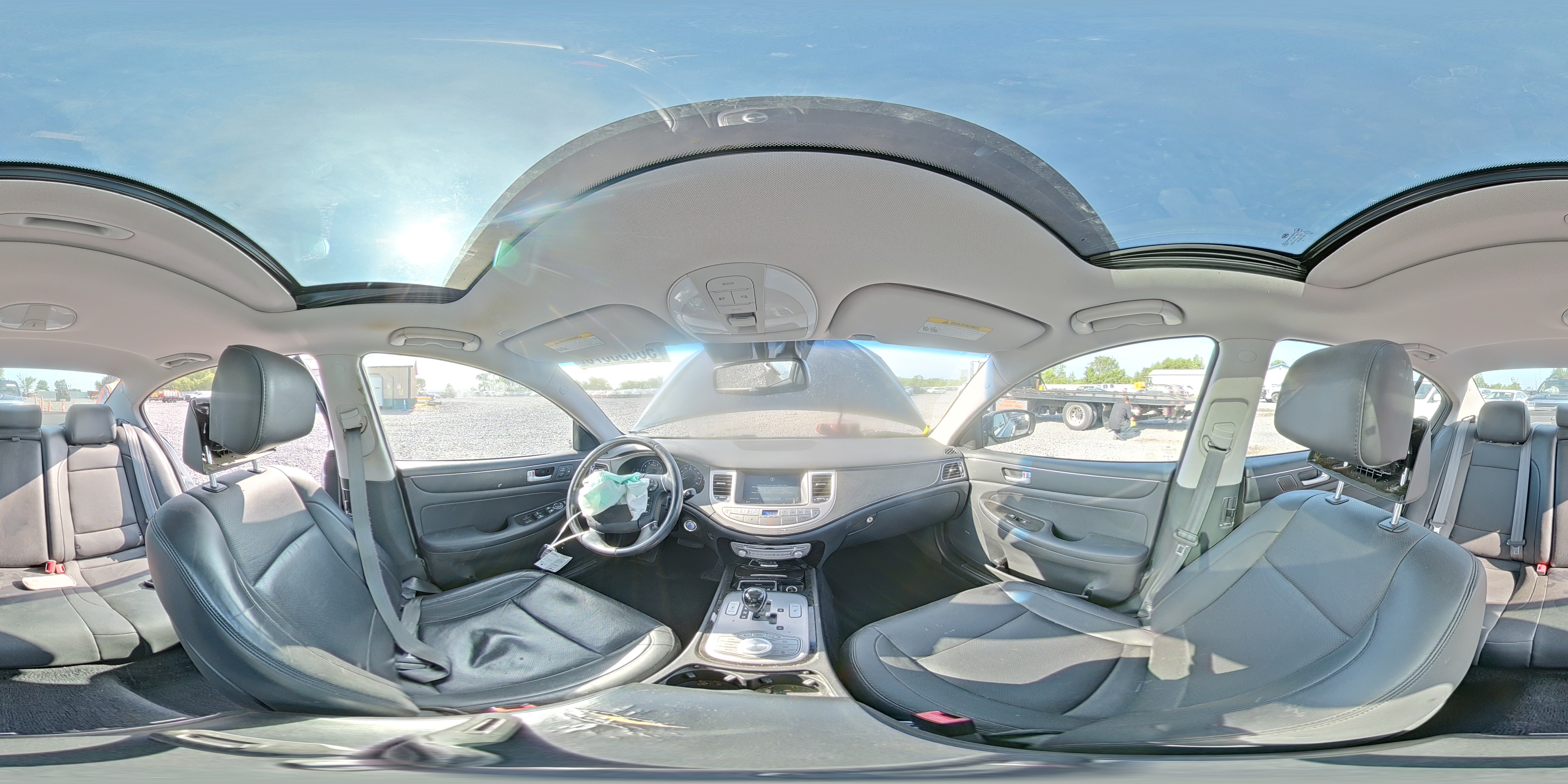 2013 Hyundai Genesis 3.8l Black vin: KMHGC4DD2DU247640