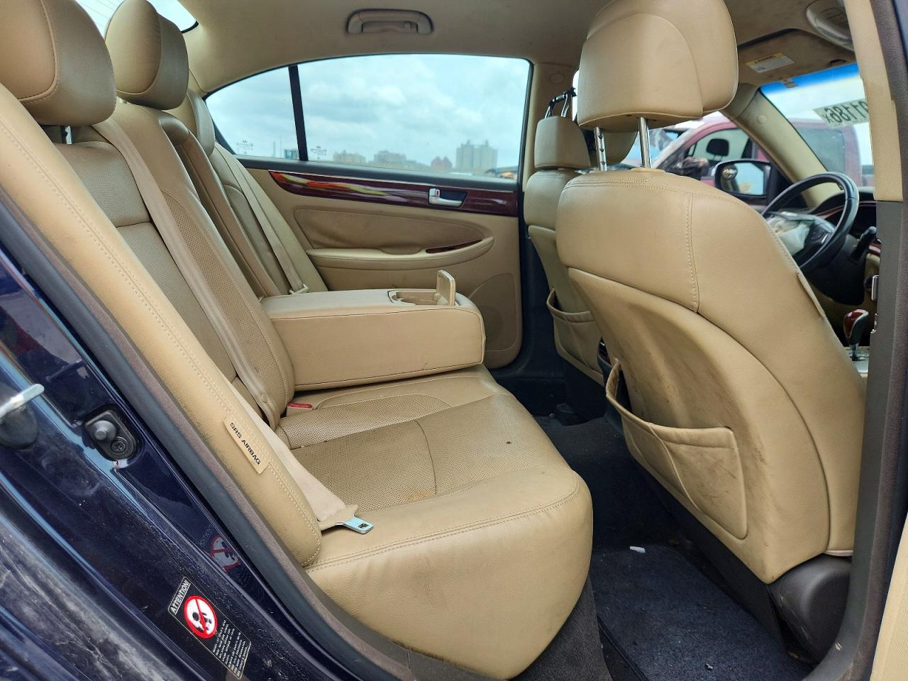 2012 Hyundai Genesis 3.8l Blue vin: KMHGC4DD3CU187687