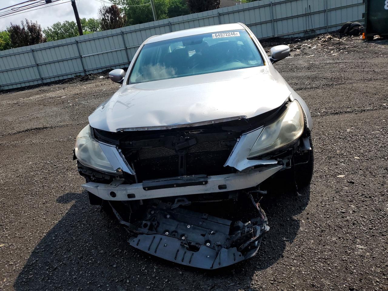 2012 Hyundai Genesis 3.8l Silver vin: KMHGC4DD3CU204827