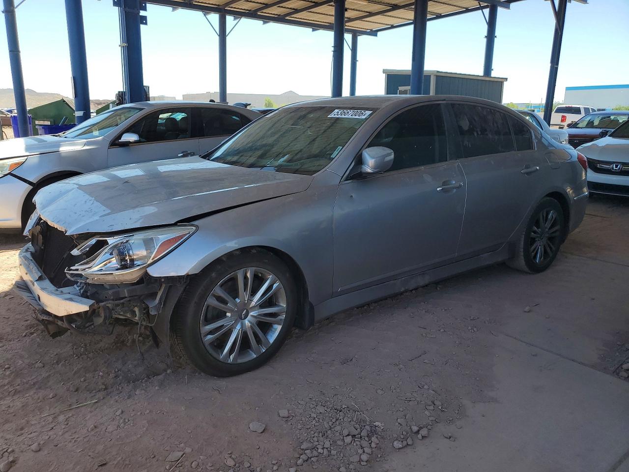 2012 Hyundai Genesis 3.8l Серебряный vin: KMHGC4DD3CU207582