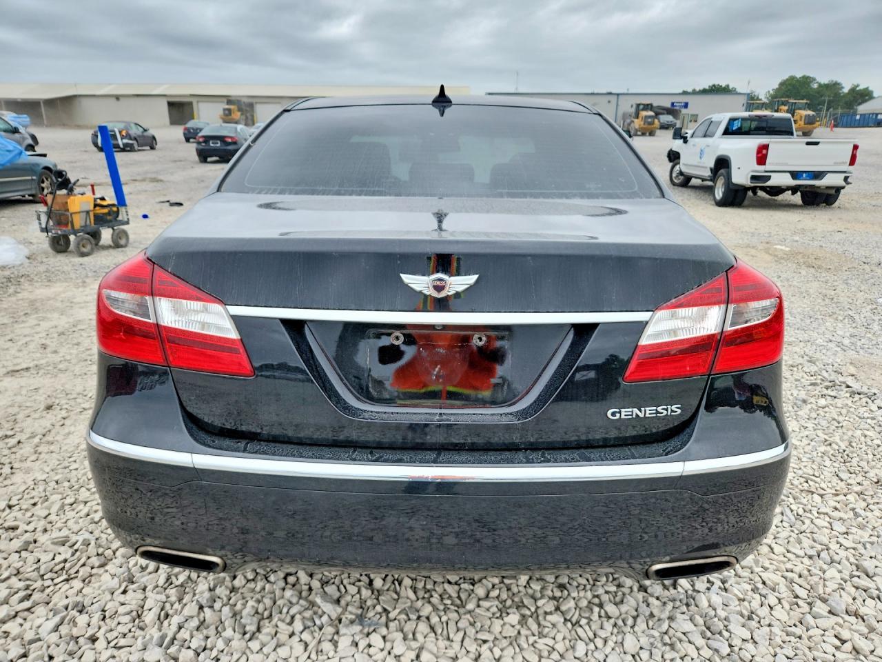 2013 Hyundai Genesis 3.8l Black vin: KMHGC4DD3DU241099