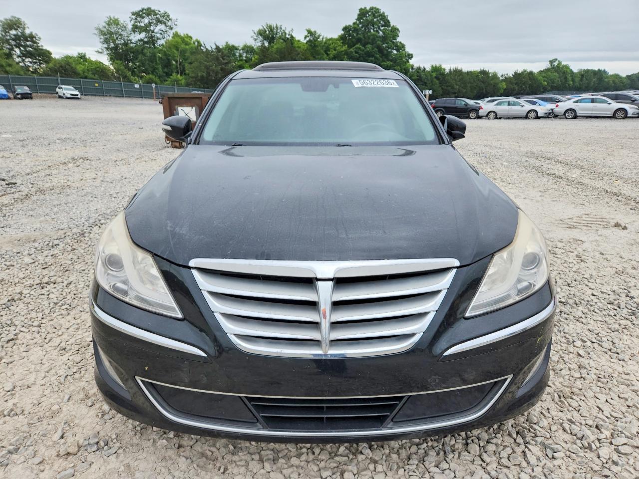 2013 Hyundai Genesis 3.8l Black vin: KMHGC4DD3DU241099