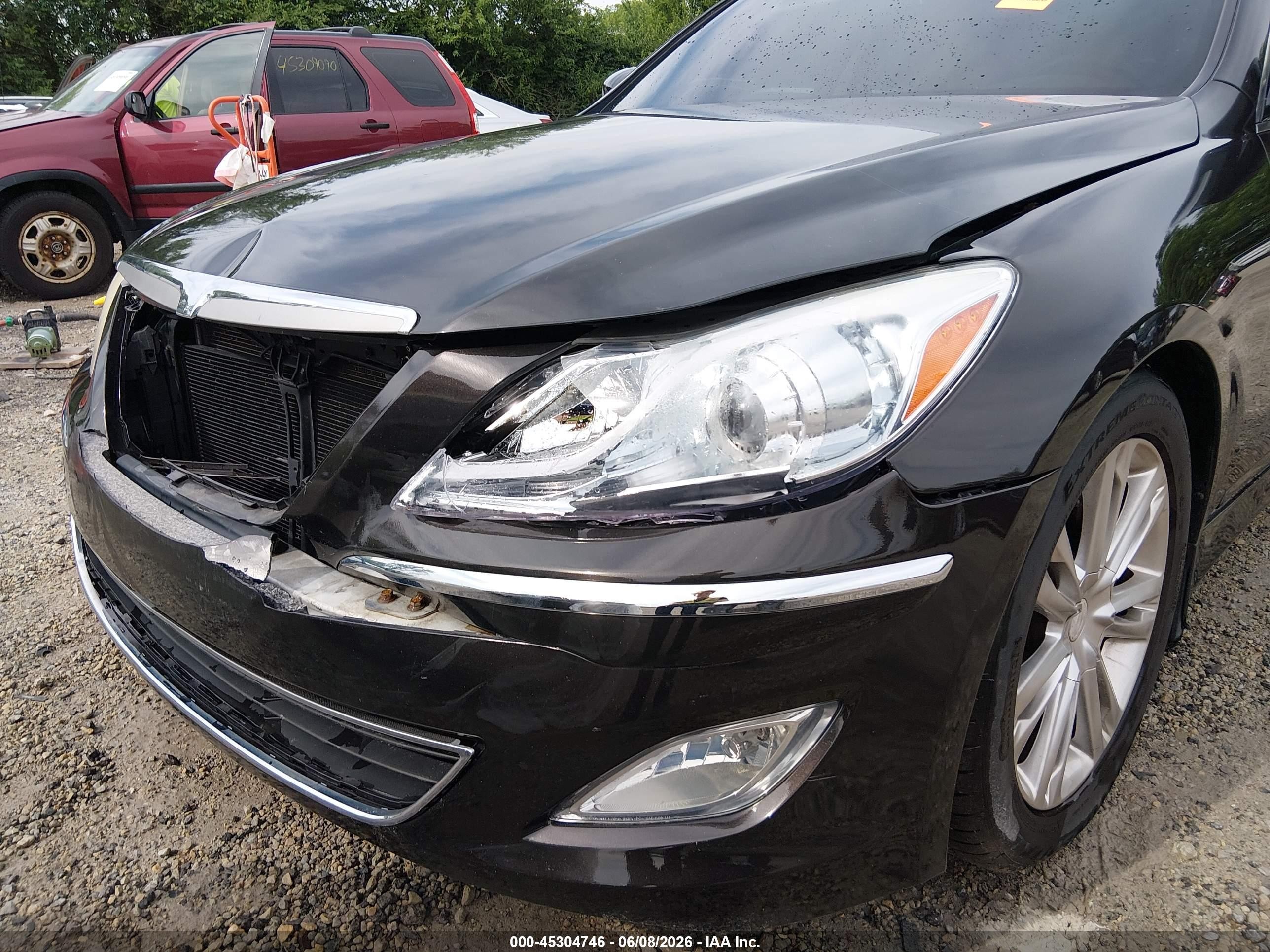 2014 Hyundai Genesis 3.8 Black vin: KMHGC4DD3EU260320