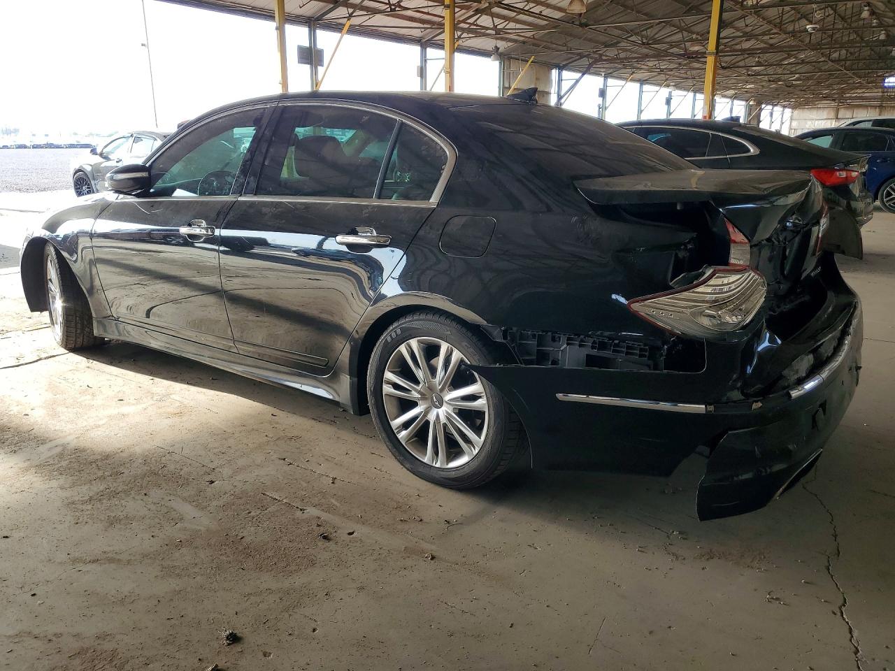 2013 Hyundai Genesis 3.8l Black vin: KMHGC4DD4DU240219