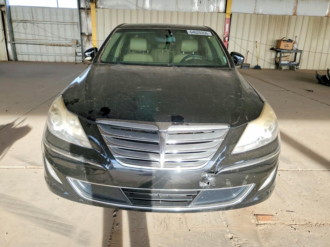 2013 Hyundai Genesis 3.8l Black vin: KMHGC4DD4DU240219