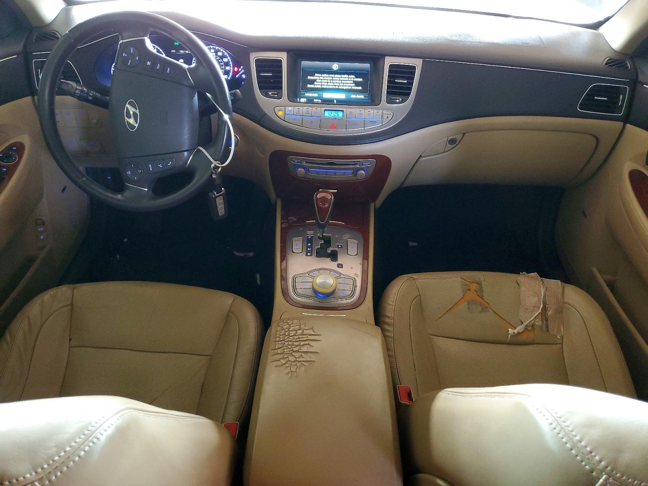 2013 Hyundai Genesis 3.8l Black vin: KMHGC4DD4DU240219
