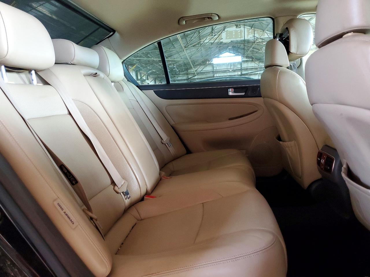 2013 Hyundai Genesis 3.8l Black vin: KMHGC4DD4DU240219