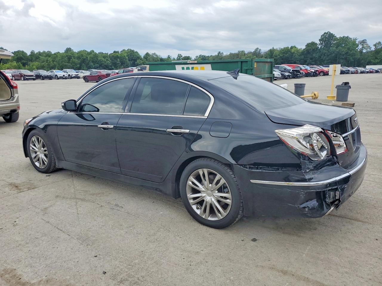 2013 Hyundai Genesis 3.8l Black vin: KMHGC4DD4DU248725