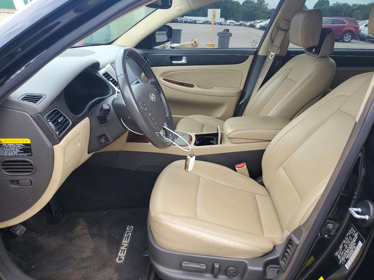 2013 Hyundai Genesis 3.8l Black vin: KMHGC4DD4DU248725
