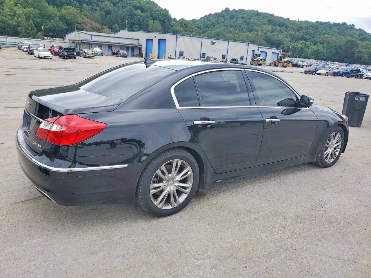 2013 Hyundai Genesis 3.8l Black vin: KMHGC4DD4DU248725