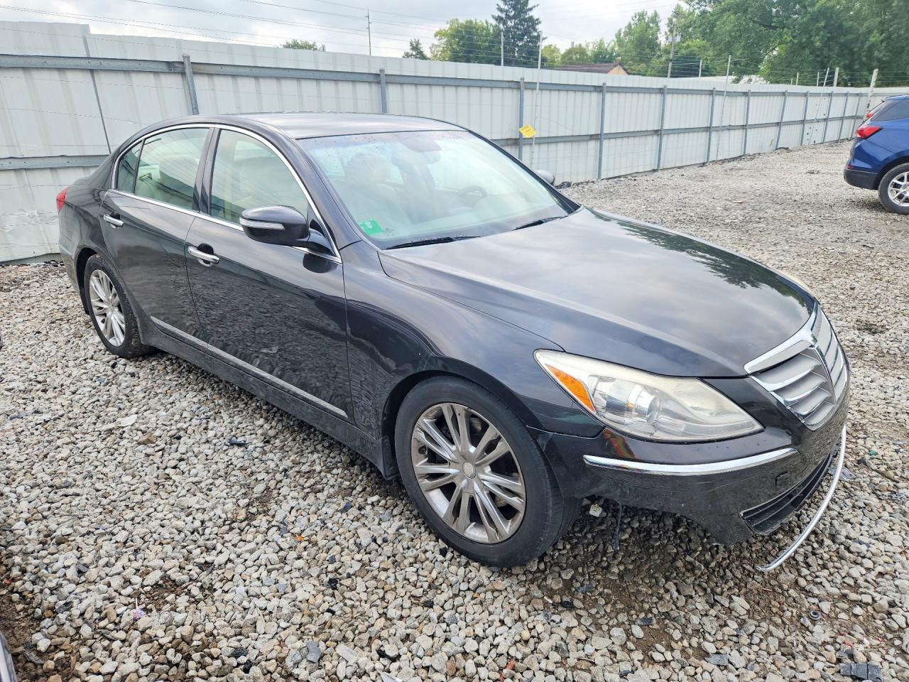 2014 Hyundai Genesis 3.8l Charcoal vin: KMHGC4DD4EU259547
