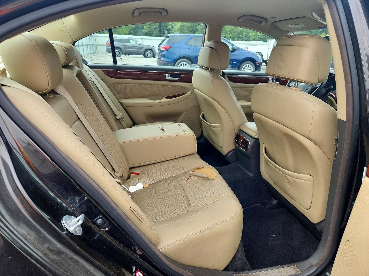 2014 Hyundai Genesis 3.8l Charcoal vin: KMHGC4DD4EU259547
