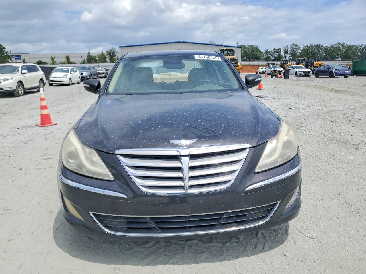2014 Hyundai Genesis 3.8l Black vin: KMHGC4DD4EU261928